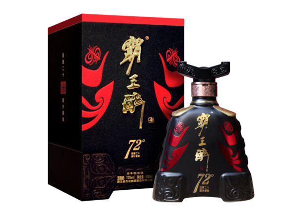 青岛回收石花霸王醉酒72° 白酒礼盒行情价格