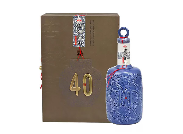 青岛古越龙山40年黄酒回收古越龙山四十年陈酿花雕酒