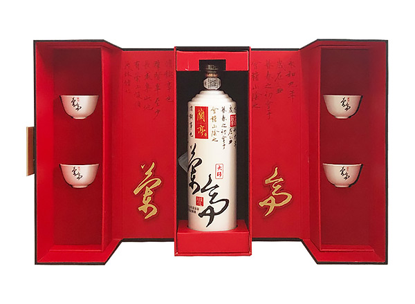 青岛会稽山黄酒回收大师兰亭三十年陈酿1L商务版礼盒装