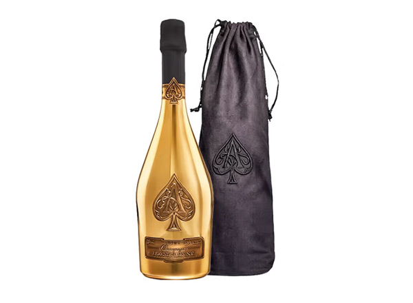 青岛黑桃A香槟回收黑桃A黄金香槟金色瓶Armand de Brignac Brut行情价格